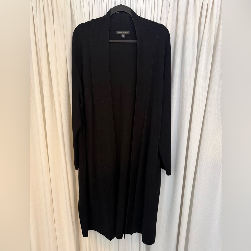 Banana Republic Black Long Cardigan
